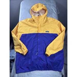 Patagonia VTG 1998 Pneumatic Pullover Jacket XL Purple Yellow (LA Lakers) Unisex